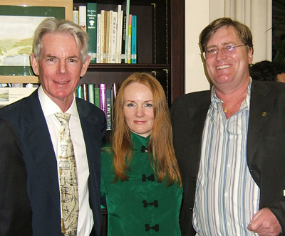 Francis O'Hara (Nice), Martina Devlin (Dublin), Nicholas Toppin (Dublin); Martina Devlin, who writes for the <i>Irish Independent</i>, is the Writer in Residence at the Princess Grace Irish Library